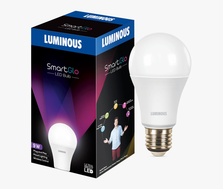Buy Led Lights Online In India - Luminous Led Bulb Png, Transparent Png, Free Download