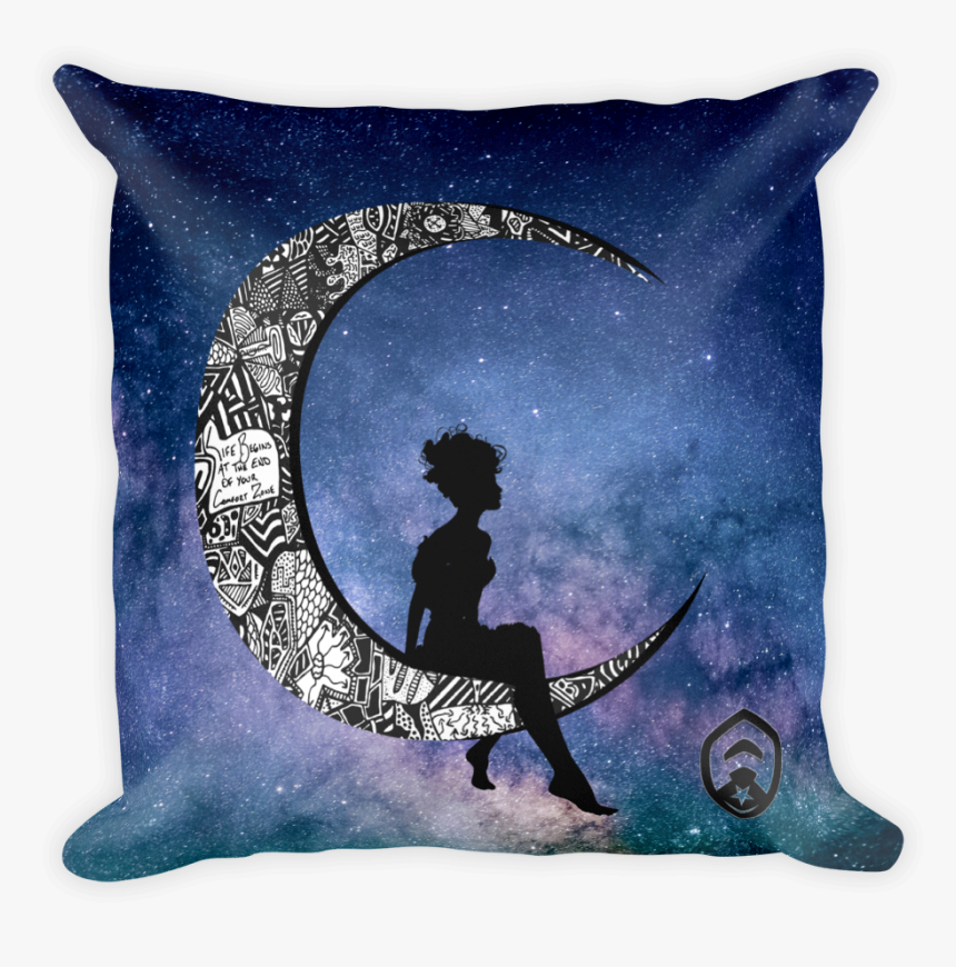 New Moon Pillow - Cushion, HD Png Download, Free Download
