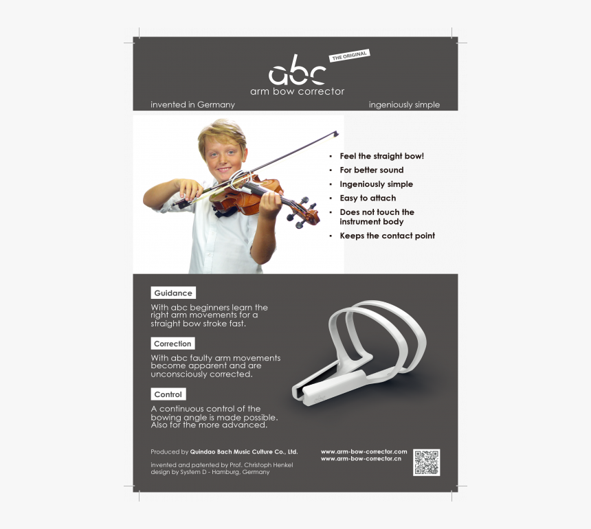 Arm Bow Corrector - Violinist, HD Png Download, Free Download