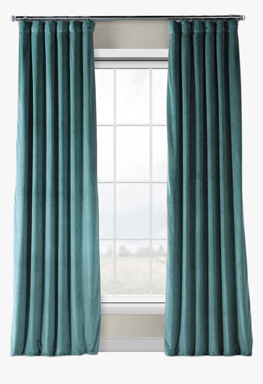 Beautiful Handmade Lined Eyelet Curtains In A Modern - Sheer Curtains Teal, HD Png Download, Free Download
