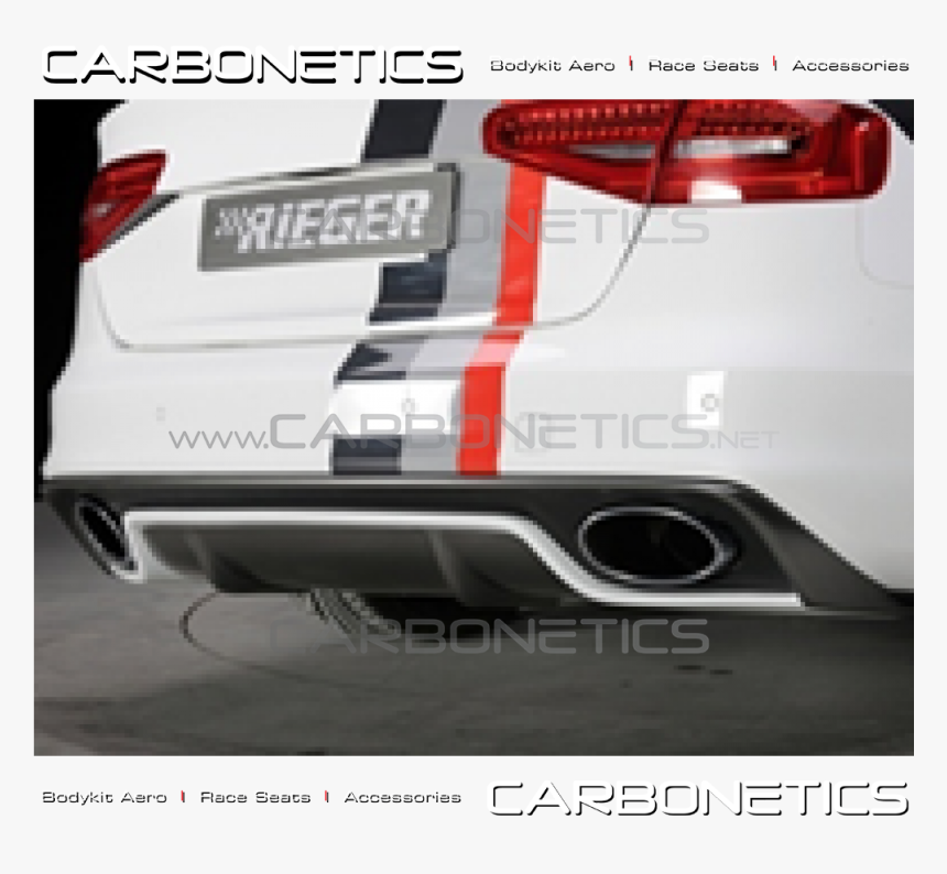 Transparent Audi A4 Png - Audi A4 B8 Abt Rear Diffuser, Png Download, Free Download