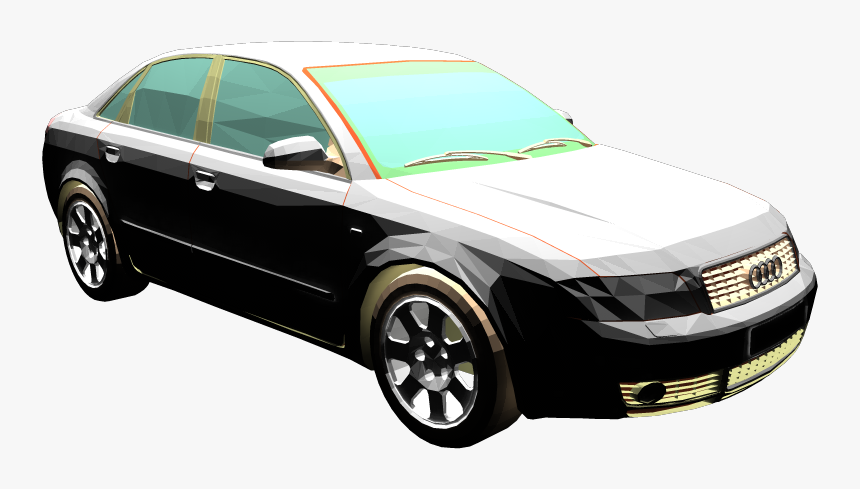 Audi A4 3d View - Executive Car, HD Png Download, Free Download