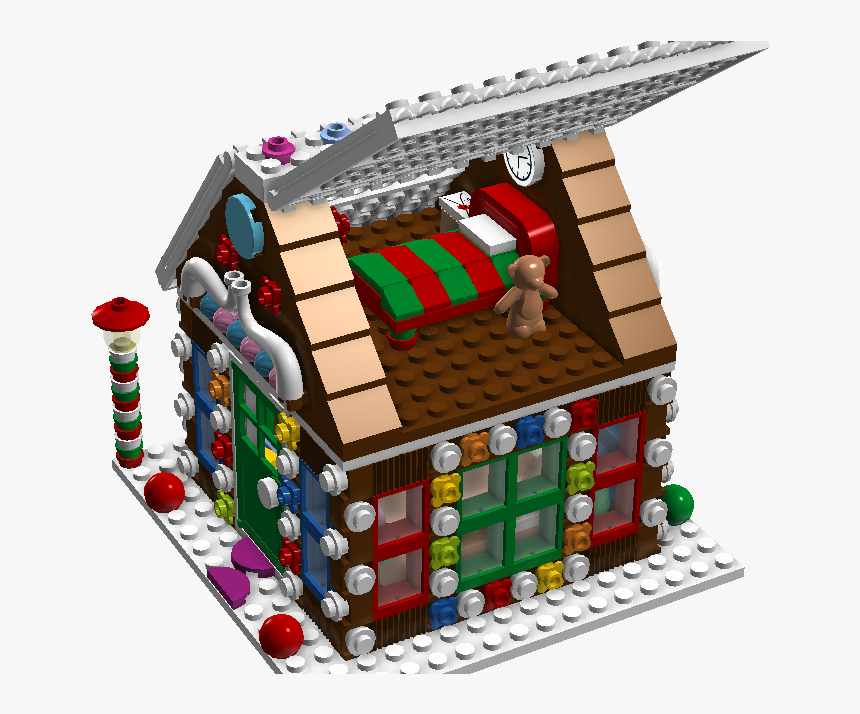 Lego Gingerbread Man House , Png Download - Construction Set Toy, Transparent Png, Free Download