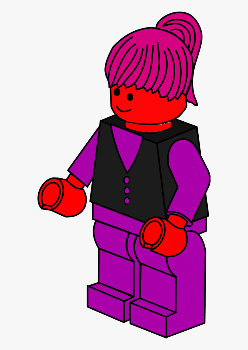 Lego Town Businesswoman Vector Clip Art - Lego Clipart, HD Png Download, Free Download