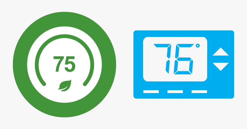 Degrees Of Difference Thermostat Icons - Circle, HD Png Download, Free Download