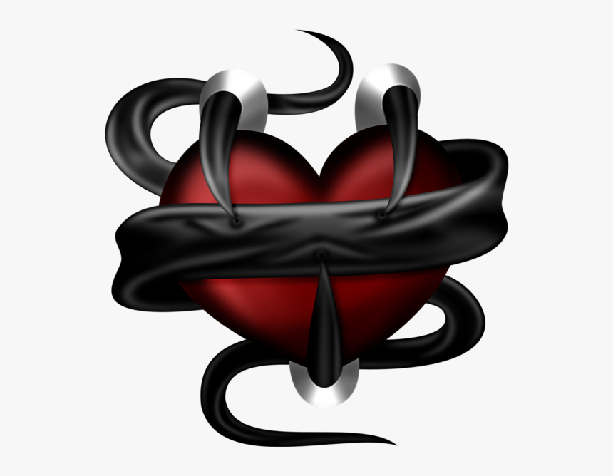 Tubes Coeurs Clean Heart, Heart Background, With All - Black Heart, HD Png Download, Free Download