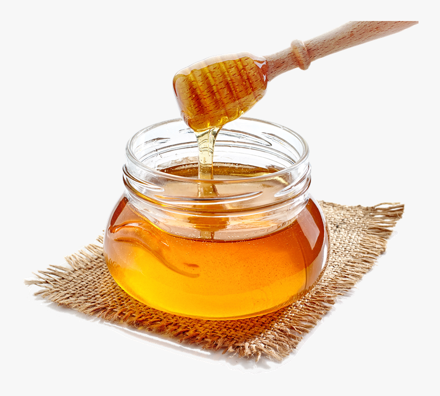 Jarof Honey With Honey Spoon - Honey, HD Png Download, Free Download