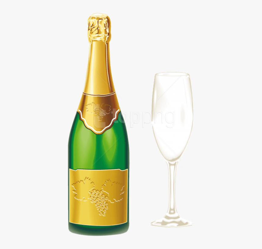 Free Png Champagne With Glass Png - Png Image Champagne Glasses Transparent Background, Png Download, Free Download