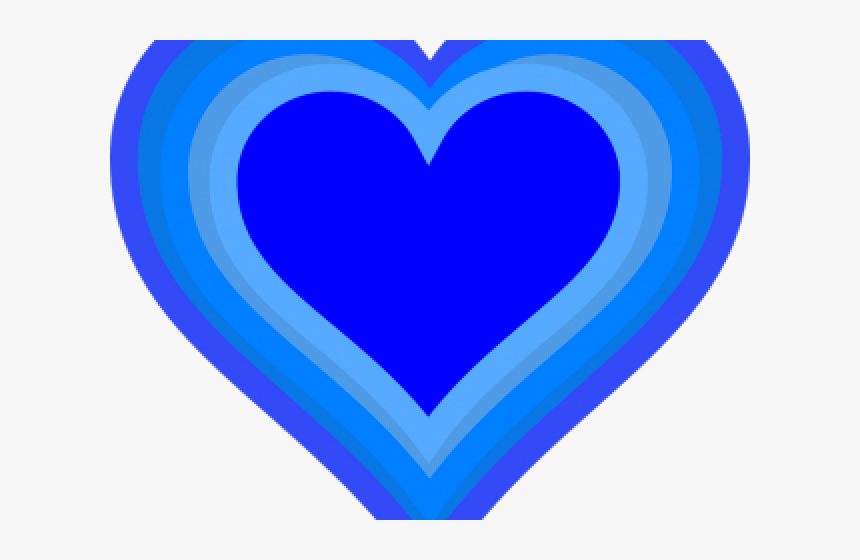 Shape Clipart Gambar - Blue Valentine Heart, HD Png Download, Free Download