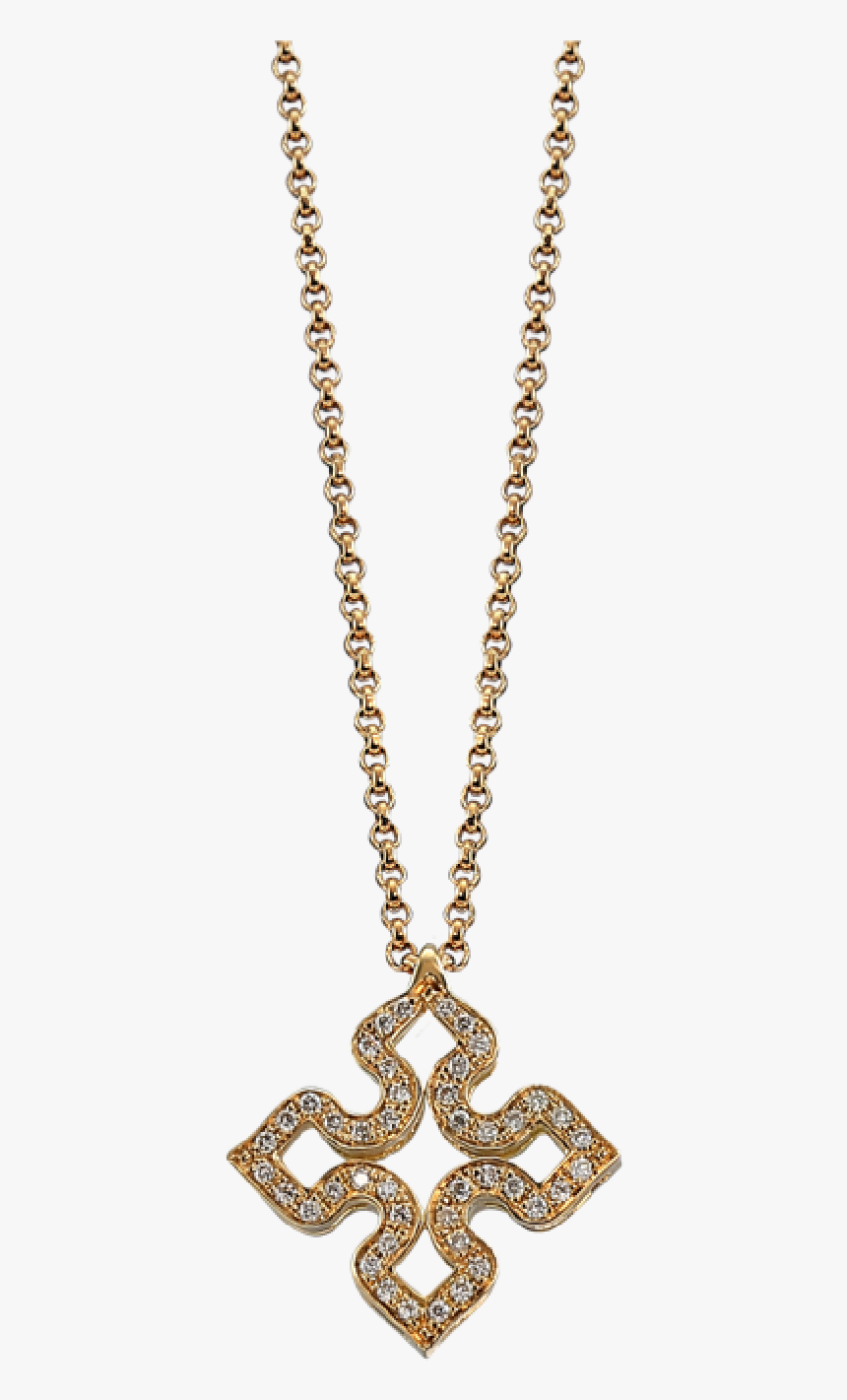 Necklace Gold Pending Diamonds - Collares Para Enamorados Con Iniciales, HD Png Download, Free Download