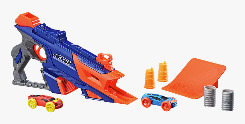 Hasbro Nerf Hot Rocket Flying Car Series Blast Launcher - Nerf Nitro Longshot Smash, HD Png Download, Free Download