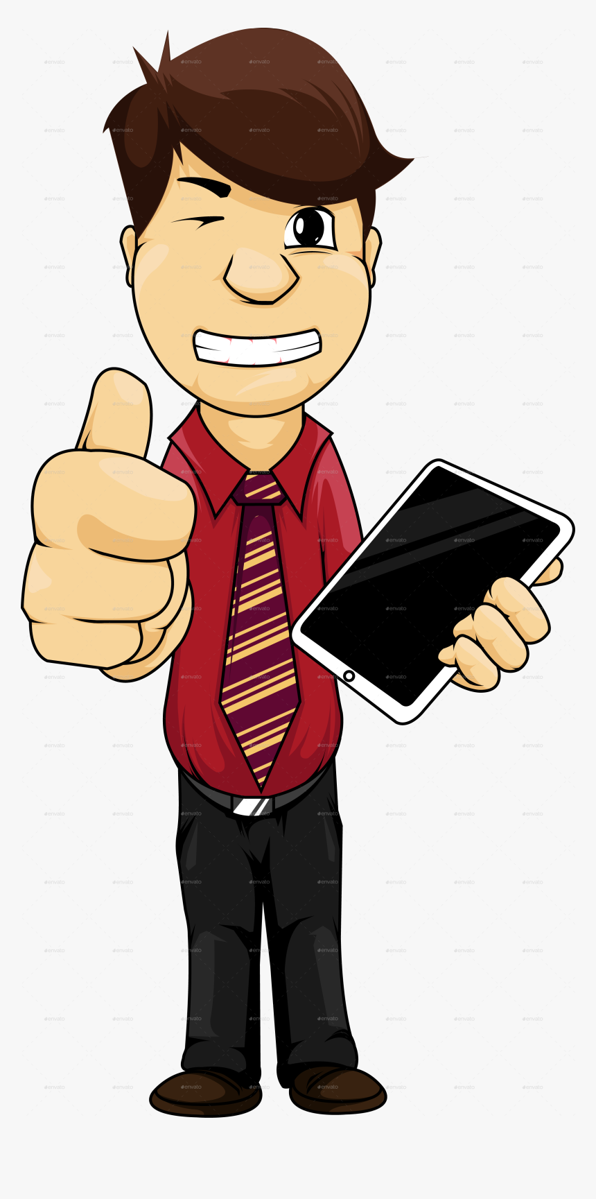 Cartoon Man Loudspeaker Png Clipart , Png Download - Man Character Png, Transparent Png, Free Download