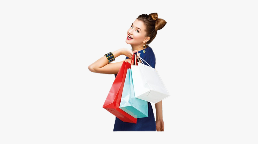 Fashon Shopping Png Clipart - Shopping Fashion Girl Png, Transparent Png, Free Download