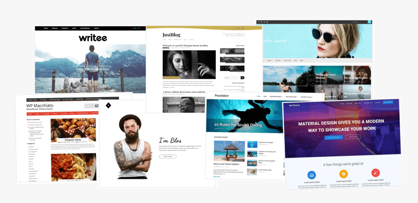 Wordpress Themes - Website, HD Png Download, Free Download