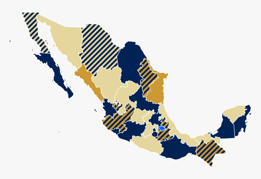 Access To Same-sex Marriage In Mexico - Mexico Map High Resolution, HD Png Download, Free Download