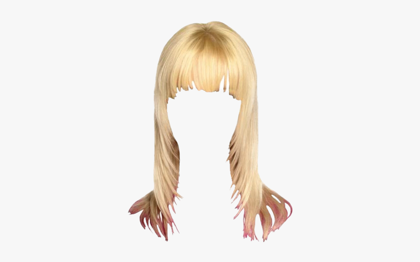 Blonde Hair Png Transparent Image - Blonde Hair With Bangs Png, Png Download, Free Download