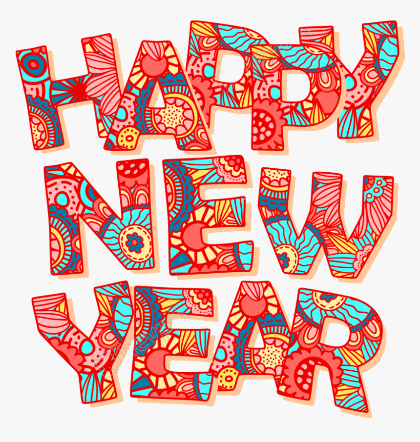 Transparent New Year Png Images - Happy New Year Transparent, Png Download, Free Download