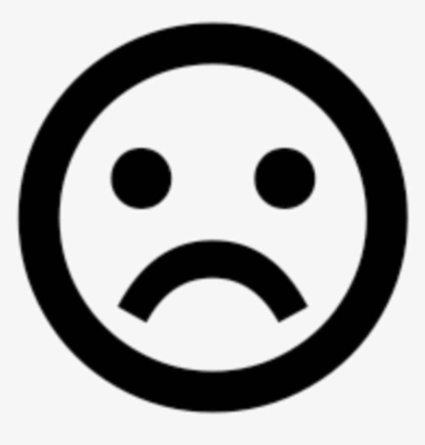 #sad #sadface #frown #png #text #overlay - Icon Face Good And Bad, Transparent Png, Free Download