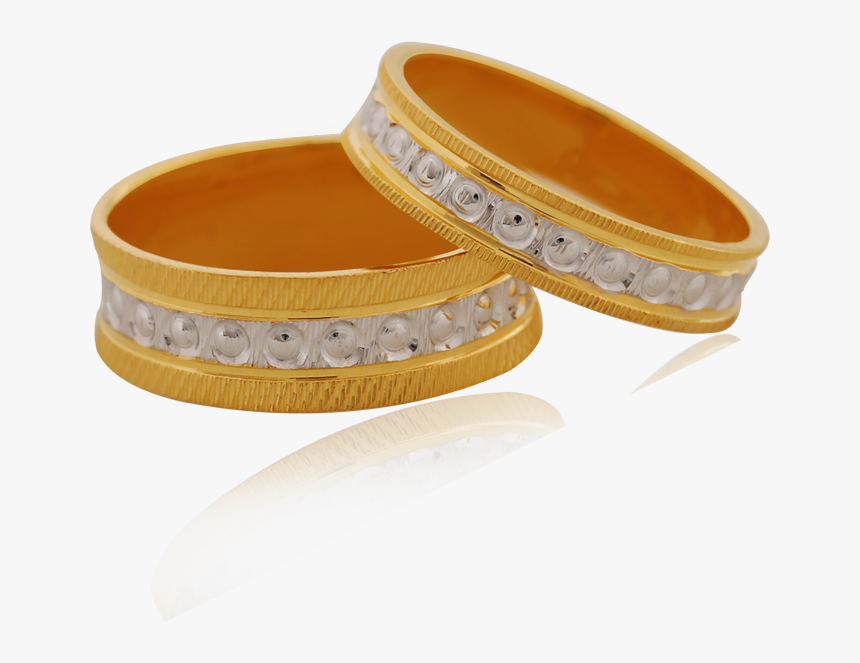 Platinum Gold Couple Ring - Ring, HD Png Download, Free Download