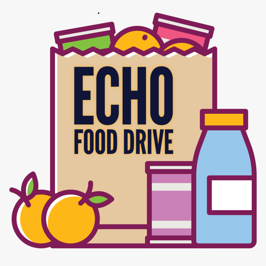 Echo Food Drive Logo V1 - Food, HD Png Download, Free Download