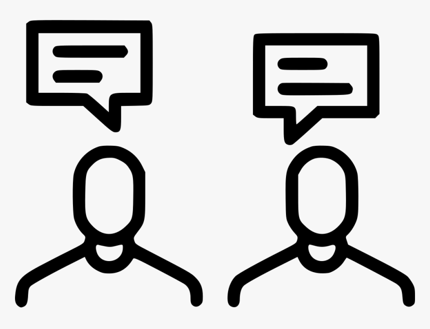 Bussiness S Bussinessmen Talk Chat Collaboration Team - Icon, HD Png Download, Free Download