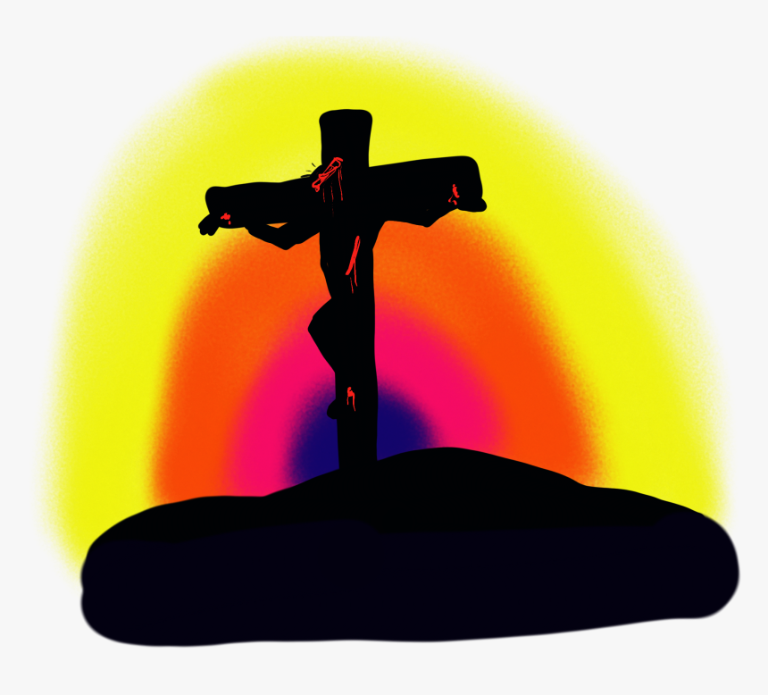 Cross Calvary Shadow - Cross, HD Png Download, Free Download