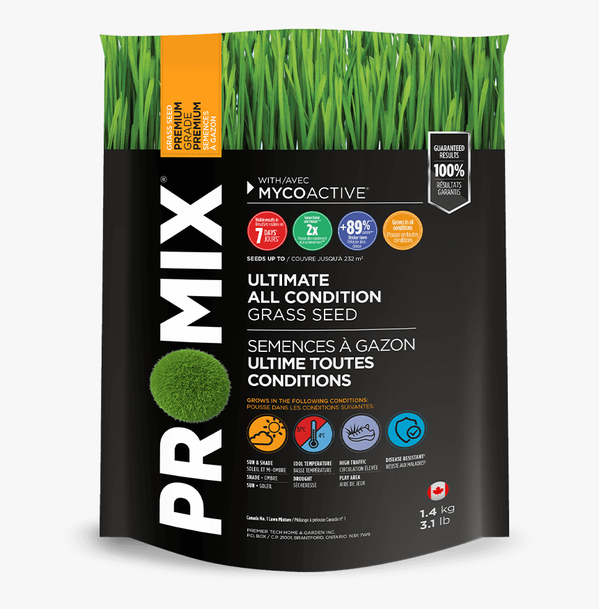 Pro-mix Ultimate All Condition Grass Seed - Promix Seed Starting Mix, HD Png Download, Free Download