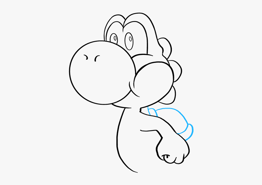 How To Draw Yoshi - Cartoon, HD Png Download, Free Download