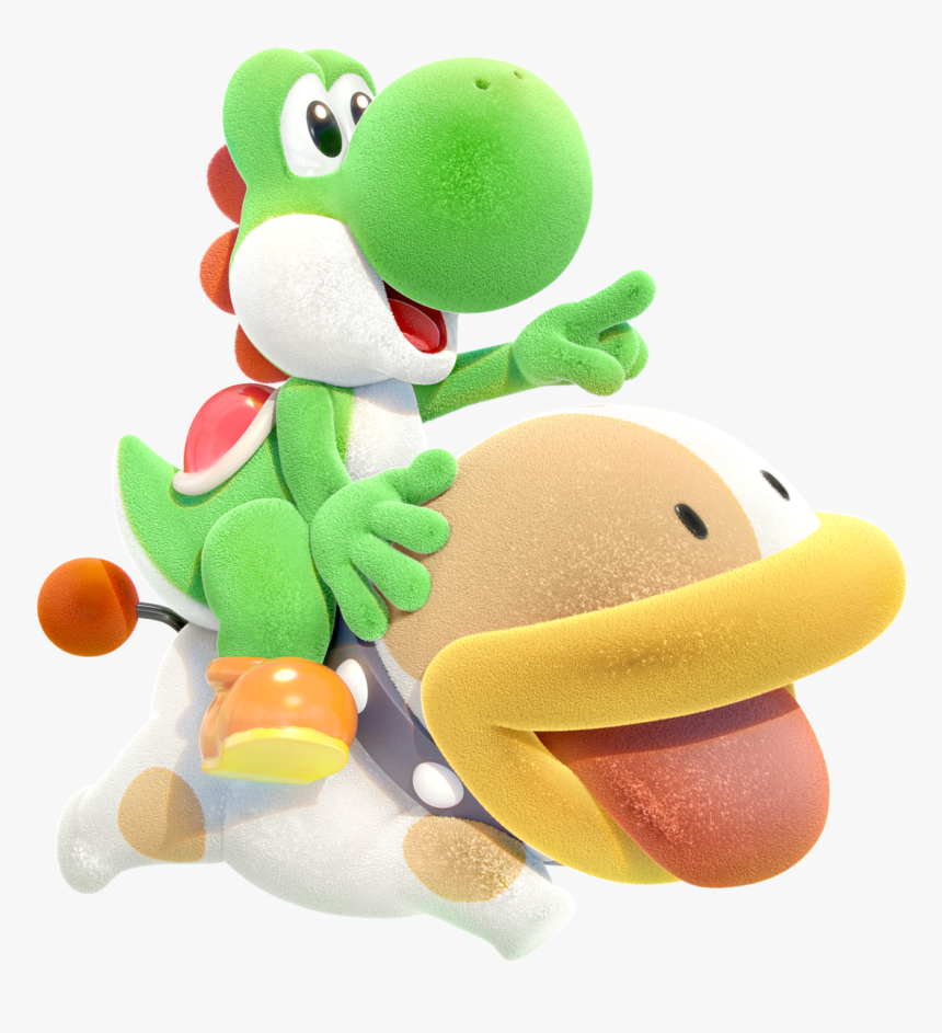 Poochy Yoshi's Crafted World, HD Png Download, Free Download