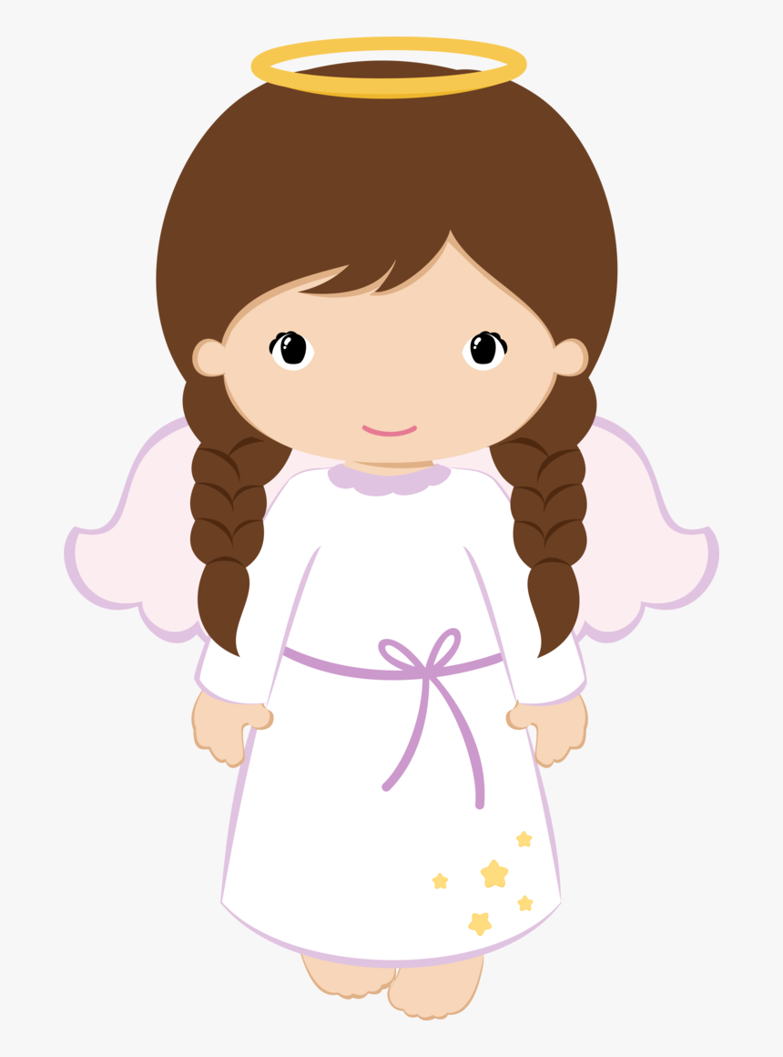 Angelitos Para Bautizo Niña, HD Png Download - kindpng