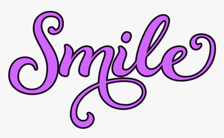 Smile Sonríe Sonrisa Word Palabra English Inglés Alegrí - Se Dice Sonrie En Ingles, HD Png Download, Free Download