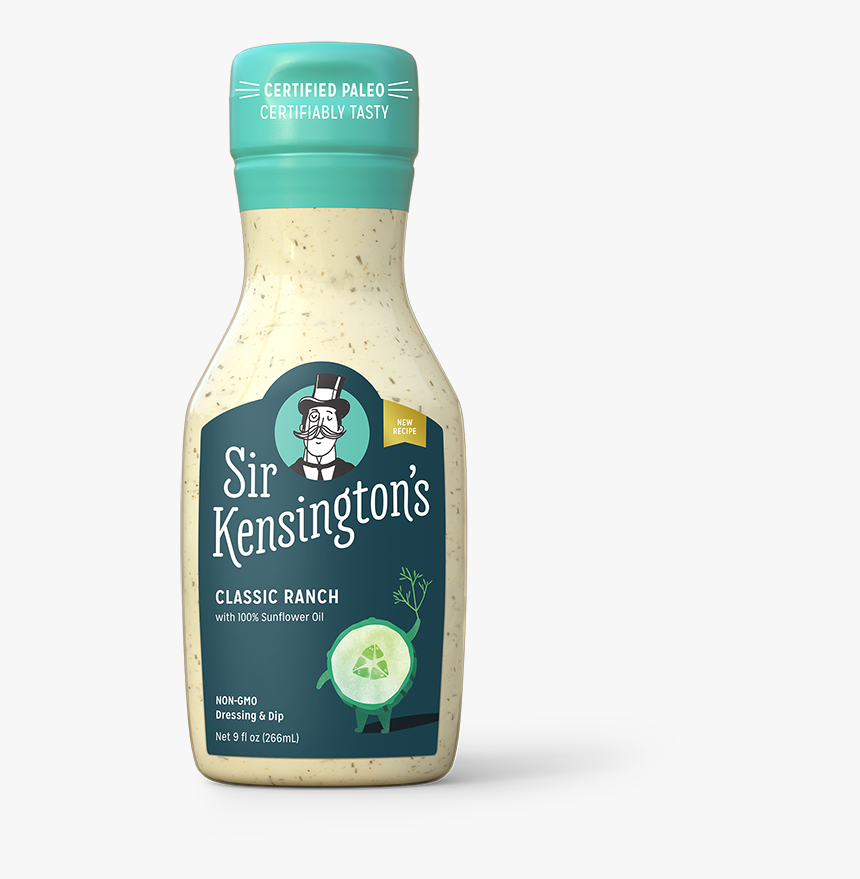 Sk Ps Ranch Classic 9oz Front - Ranch Dressing Sir Kensington, HD Png Download, Free Download