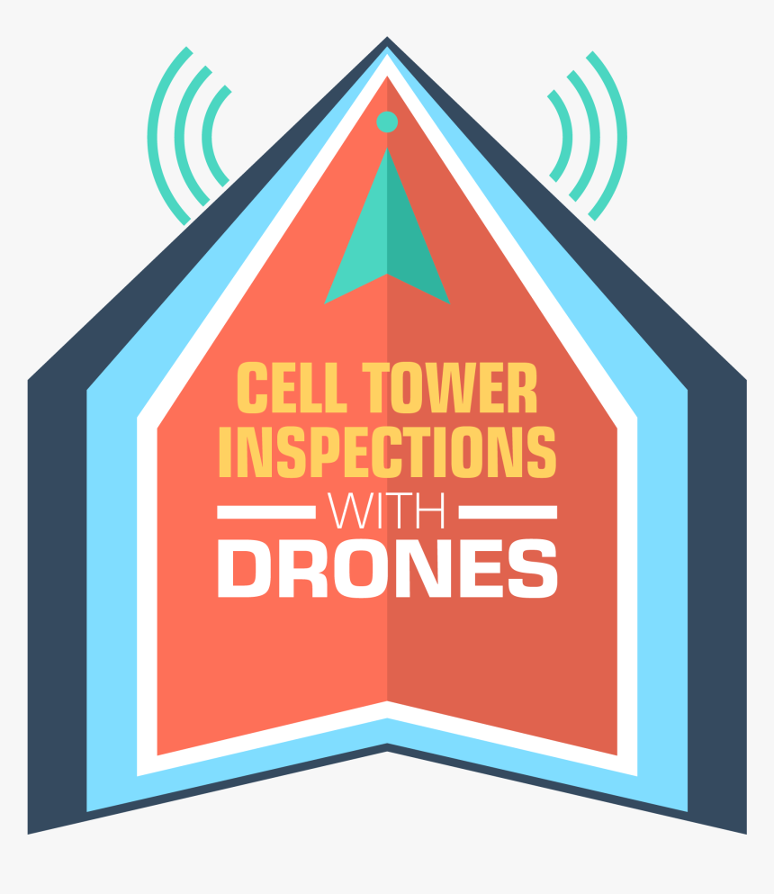Cell Tower Inspections With Drones - Triangle, HD Png Download, Free Download