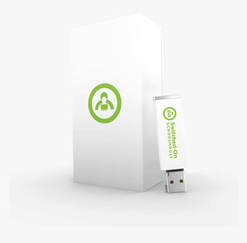 Alpha Omega Switched-on Schoolhouse - Usb Flash Drive, HD Png Download, Free Download