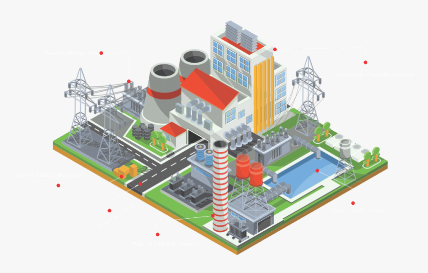 Power Plant Isometric, HD Png Download, Free Download