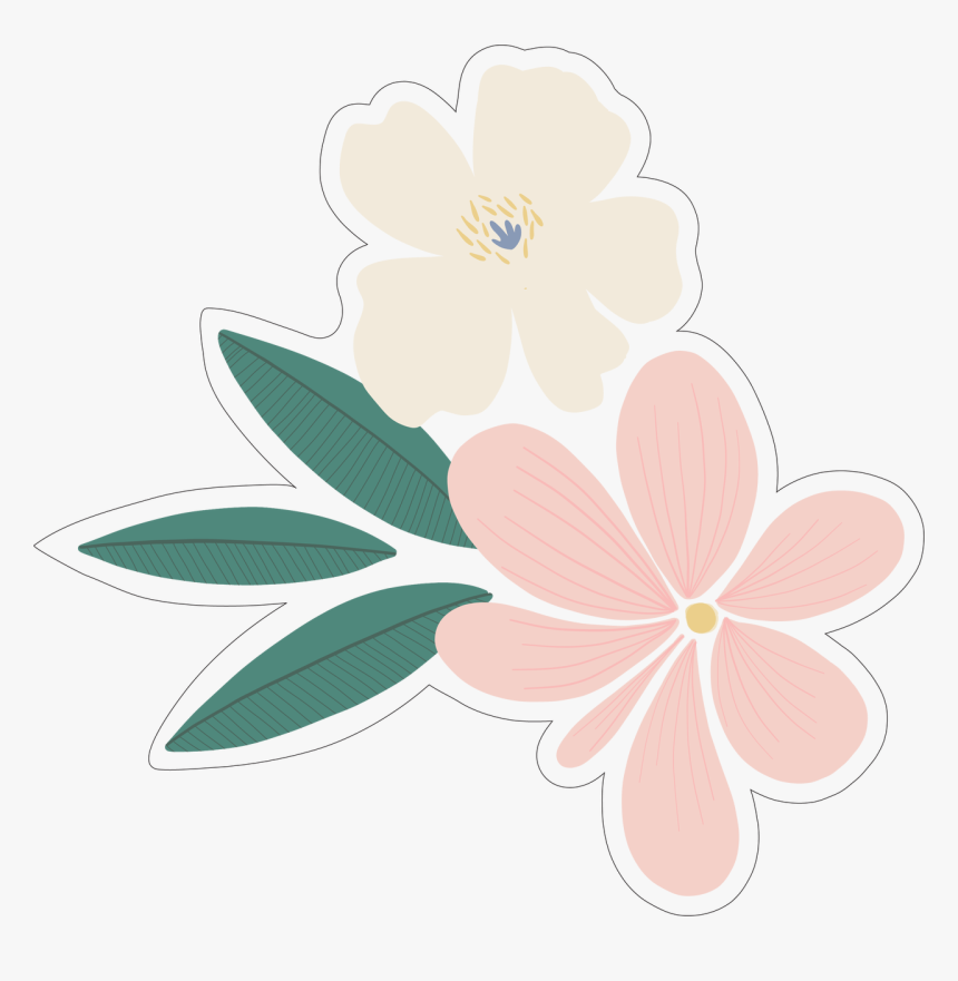 You & Me Flowers Print & Cut File - Jasmine, HD Png Download, Free Download