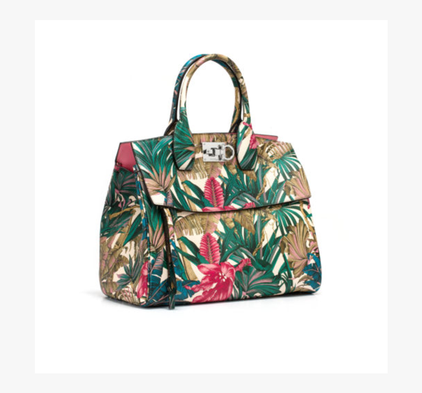 Salvatorre Ferragamo Floral Print Bag Spring Floral - Tote Bag, HD Png Download, Free Download