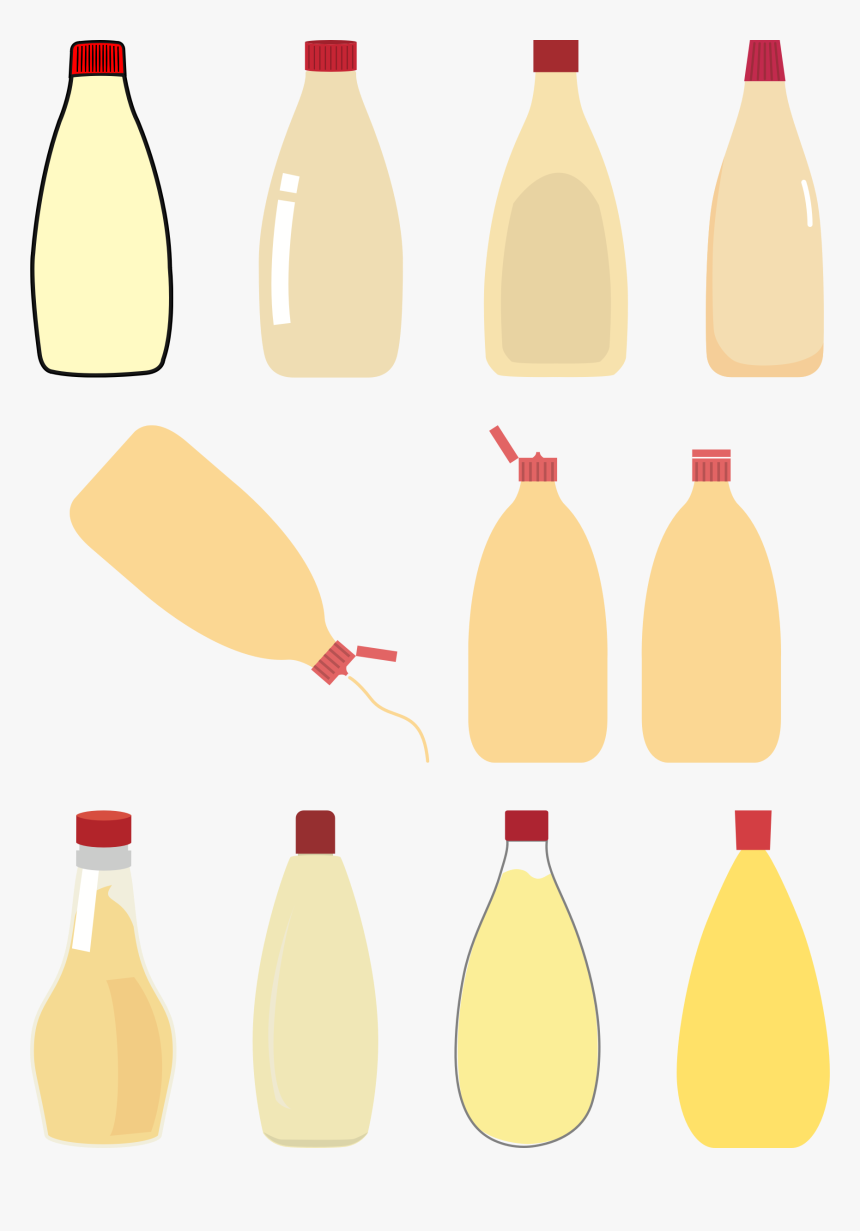 Japanese Mayonnaise Clip Arts - Kewpie Mayonnaise Bottle Vector, HD Png Download, Free Download