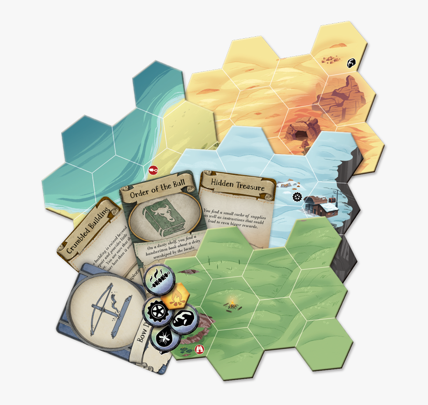 A Journey Into The Unknown - Discover Lands Unknown Board Game, HD Png Download, Free Download