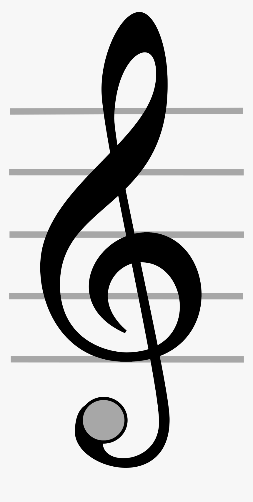 This Free Icons Png Design Of Trble Clef - Treble Clef Vector, Transparent Png, Free Download