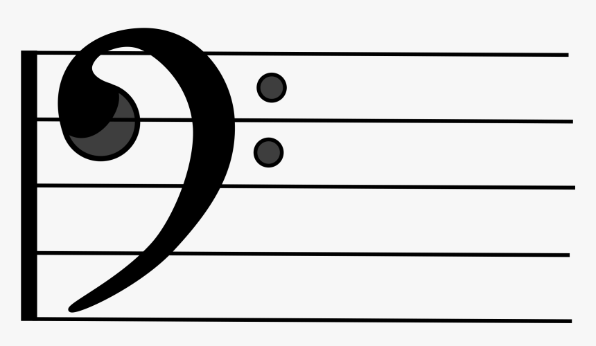 Bass Guitar Vector - Bass Clef, HD Png Download, Free Download