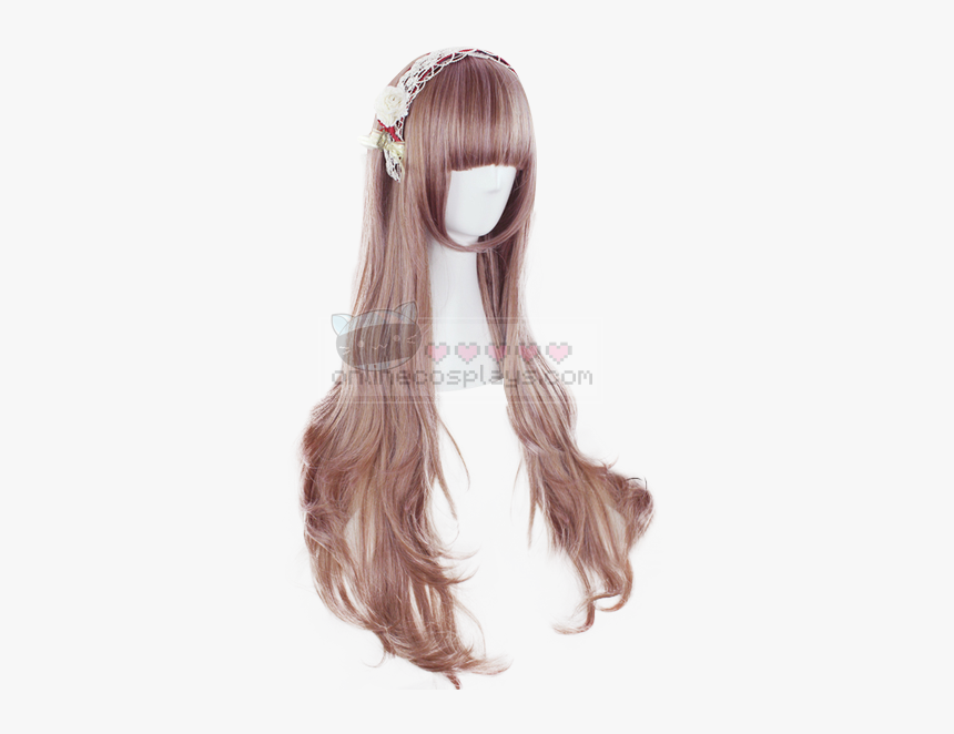 Harajuku Brown And Pink Blend Cosplay Wig Oc1138 - Cosplay Hair Png, Transparent Png, Free Download