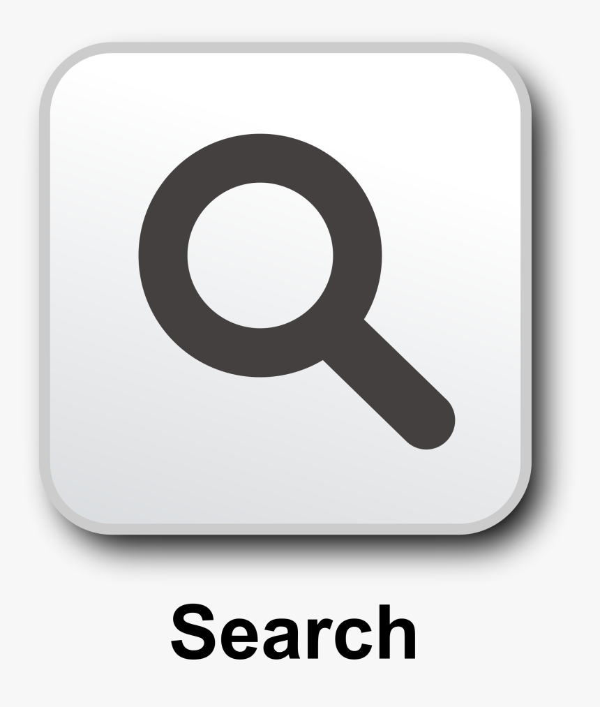 Search Icon - Search Button Png Icon, Transparent Png, Free Download