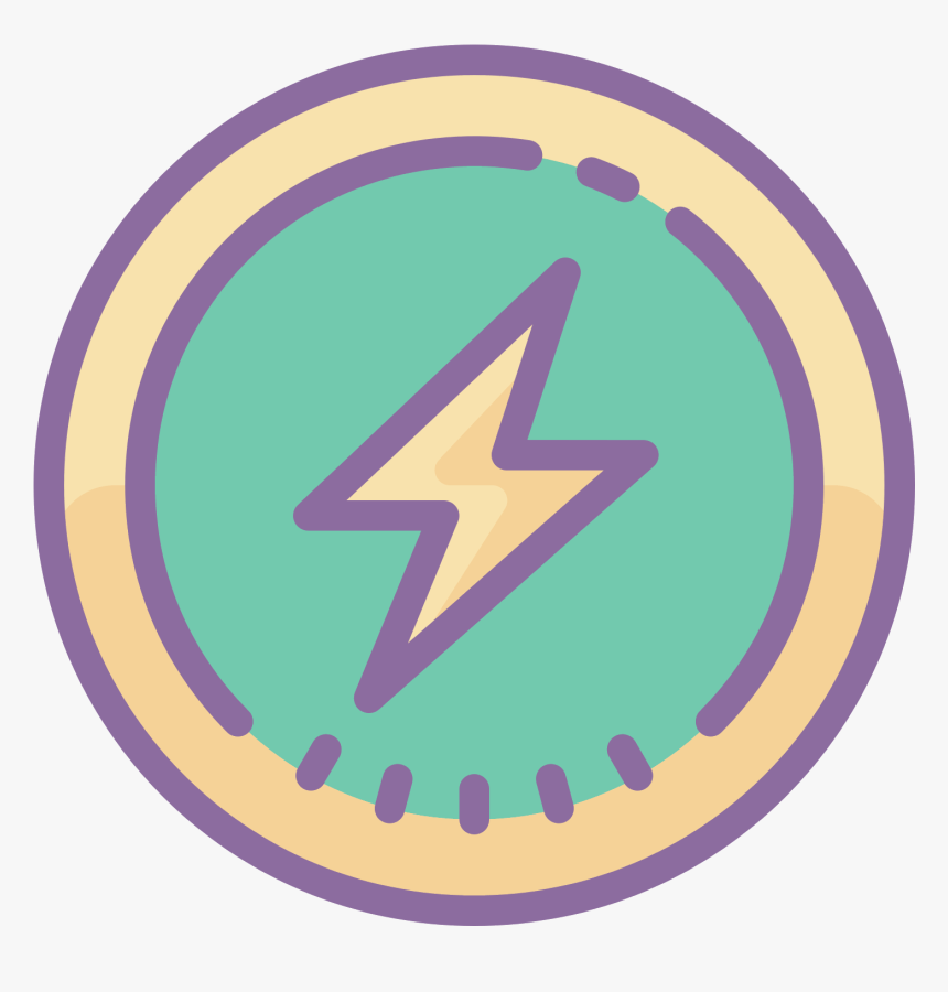 It"s The Picture Of A Lightning Bolt To Indicate Electricity - Face, HD Png Download, Free Download