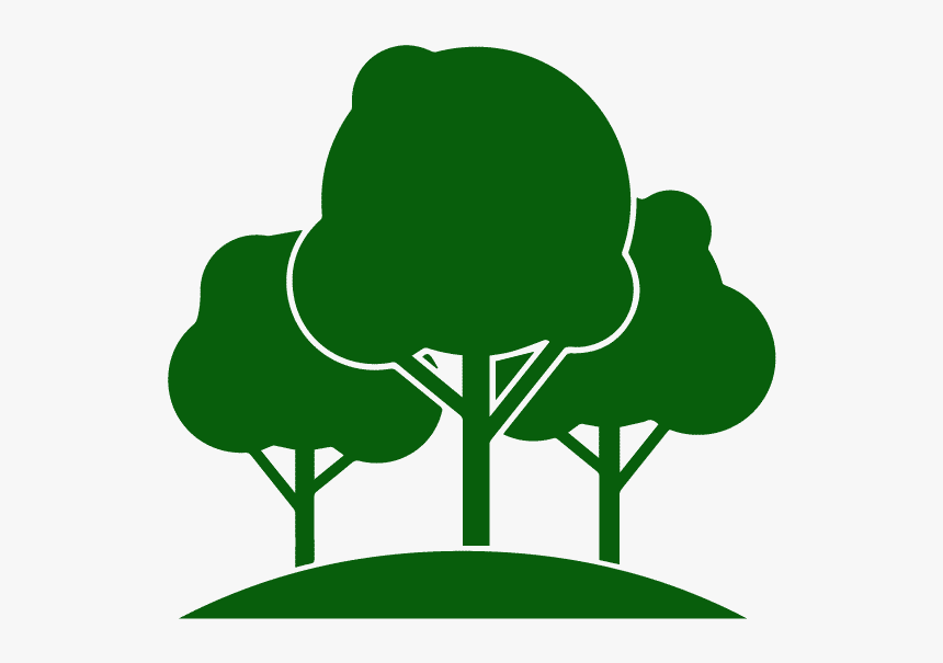 Landscape Icon - Transparent Background Trees Icon, HD Png Download, Free Download