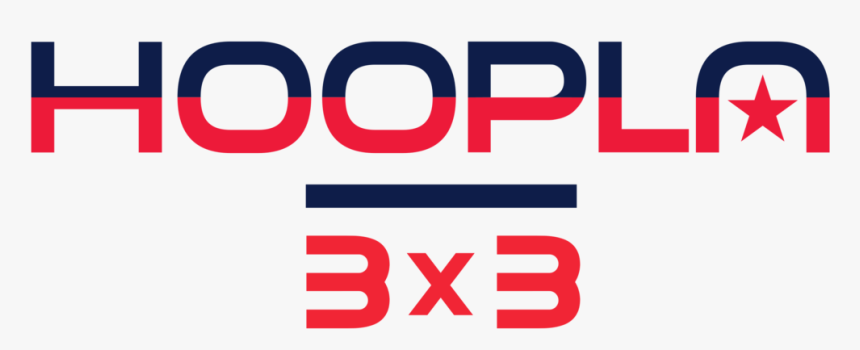 Hoopla Primary Stripe Horizontal Logo 1w - Graphic Design, HD Png Download, Free Download