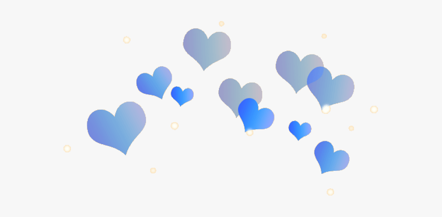 Blue Mac Heart Filter Transparent, HD Png Download, Free Download