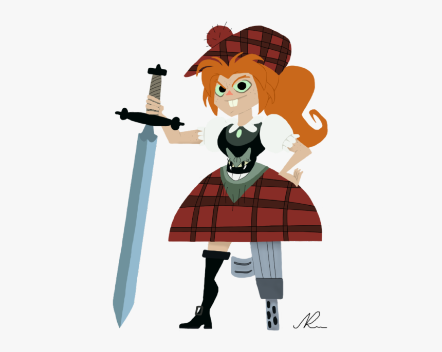 Samurai Jack Scottish Girl, HD Png Download, Free Download