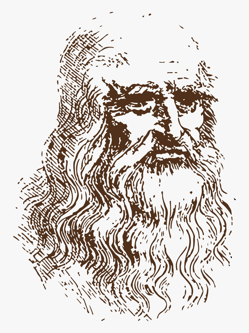 Clip Art Invenes Leonardo Da Vinci - Illustration, HD Png Download, Free Download