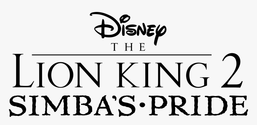 Lion King 2 Simba's Pride Logo, HD Png Download, Free Download